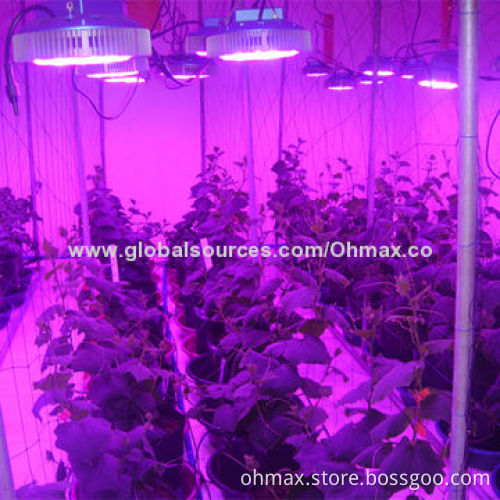 Round Indoor LED Grow Light, 90W, W/ Full Spectrum for Indoor Plants/Cucumber/Bitter Gourd/Lettuce